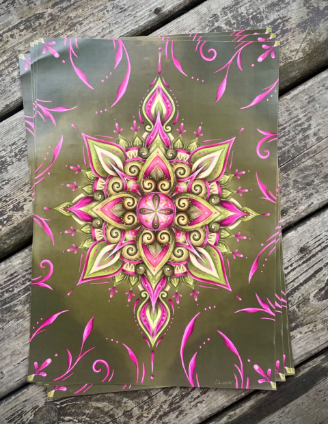 Plakat Mandala A3